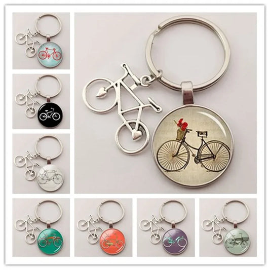 Bicycle Charm Keychain