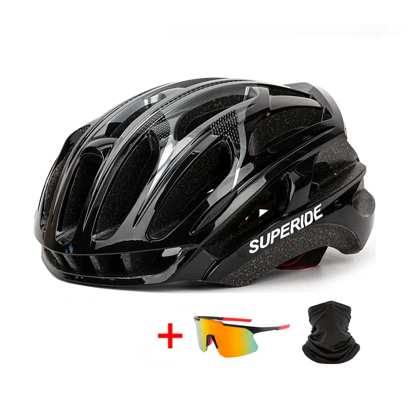 SuperRide Road Cycling Helmet Kit