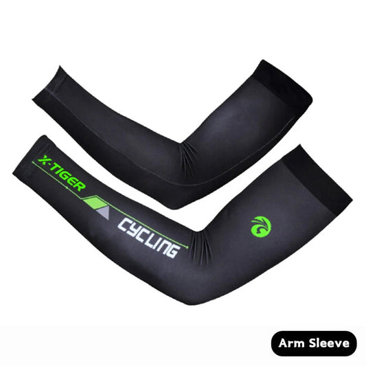 Manches de jambe et de bras cycliste