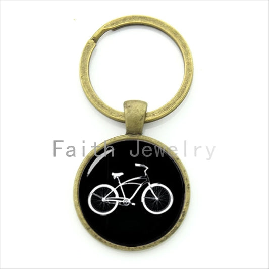 Porte-clés de vélo classique