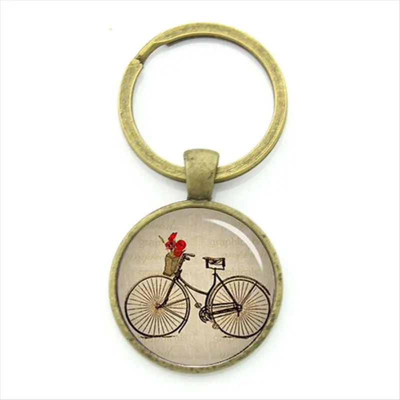 Klassischer Fahrradschlüsselkette