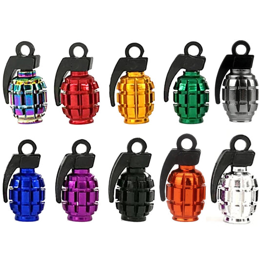 Grenade Tire Valve Caps