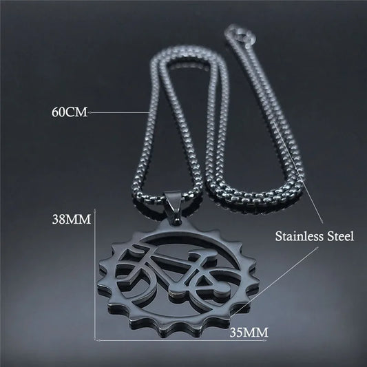 Bicycle Long Chain Necklaces