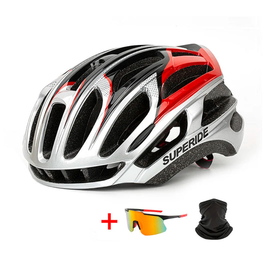 SuperRide Road Cycling Helmet Kit