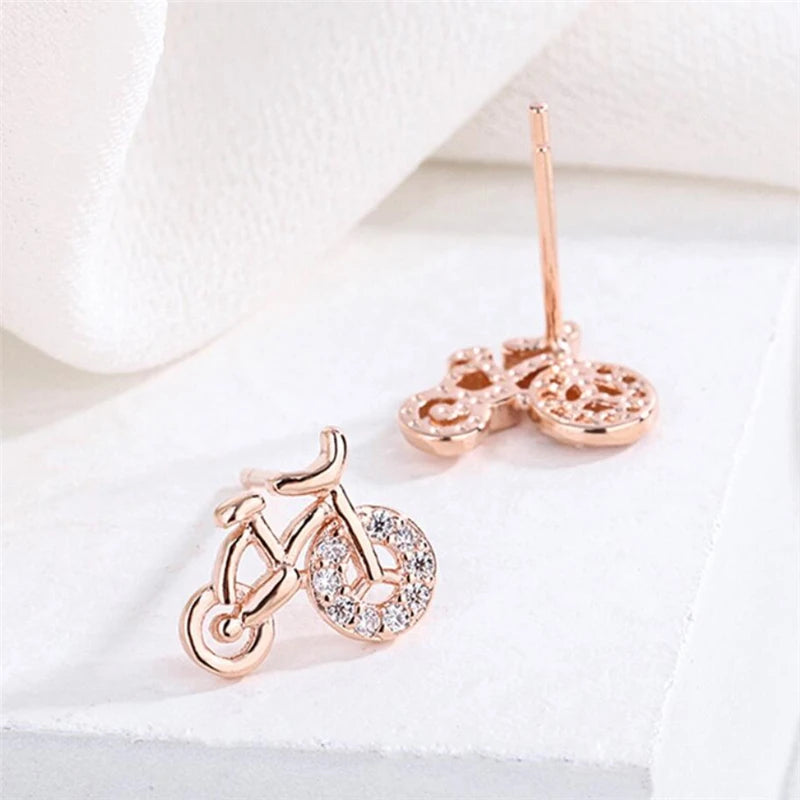 Mini Stylish Bike Earring for Men
