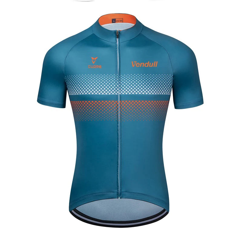 Men’s Short Sleeve Cycling Jersey – 3D Ergonomic Cut, Full Zip, 5 Designs