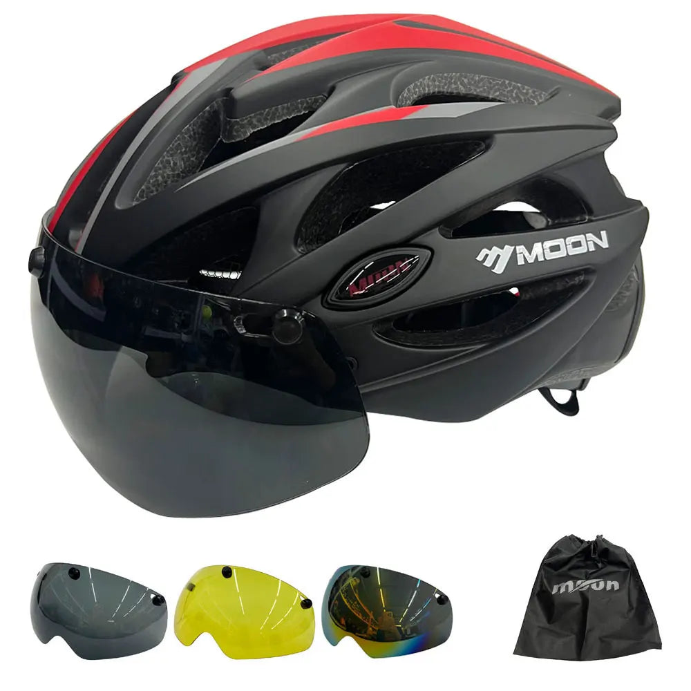 Multi-Sport Helmet with Magnetic Visor