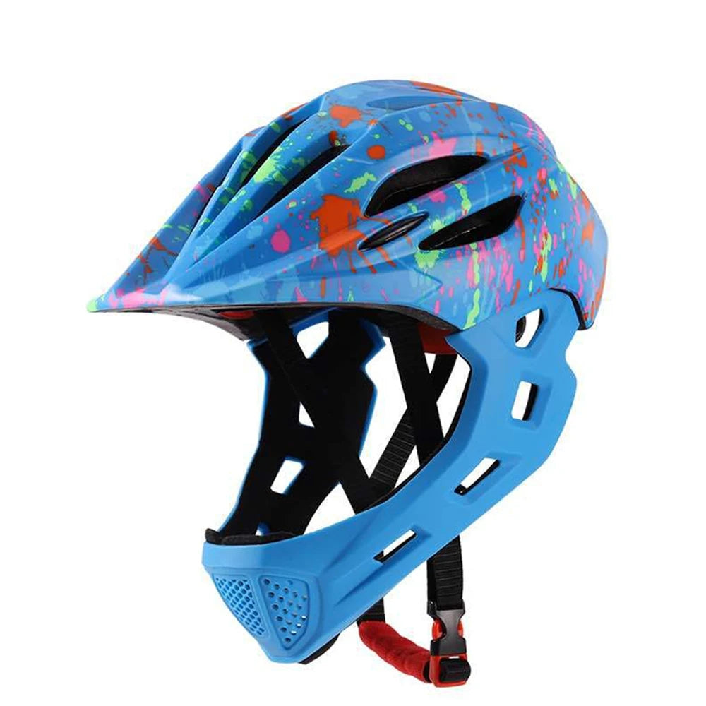 Kids' 2-in-1 Full Face/Open Helmet