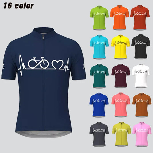 Maglia ciclistica del battito cardiaco