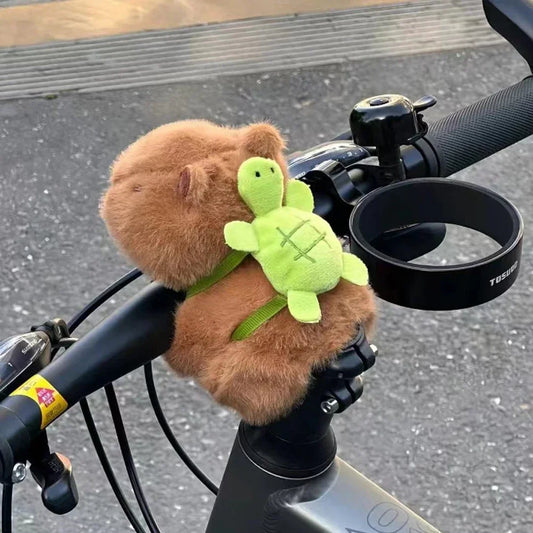 Accessoires de vélo Capybara en peluche