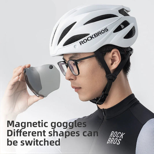Premium Road Cycling Helmet with Magnetic Visor