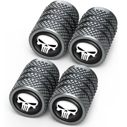 Skull Valve Caps (4 pcs)