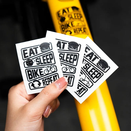 Eat, Sleep, Bike & Repeat Sticker