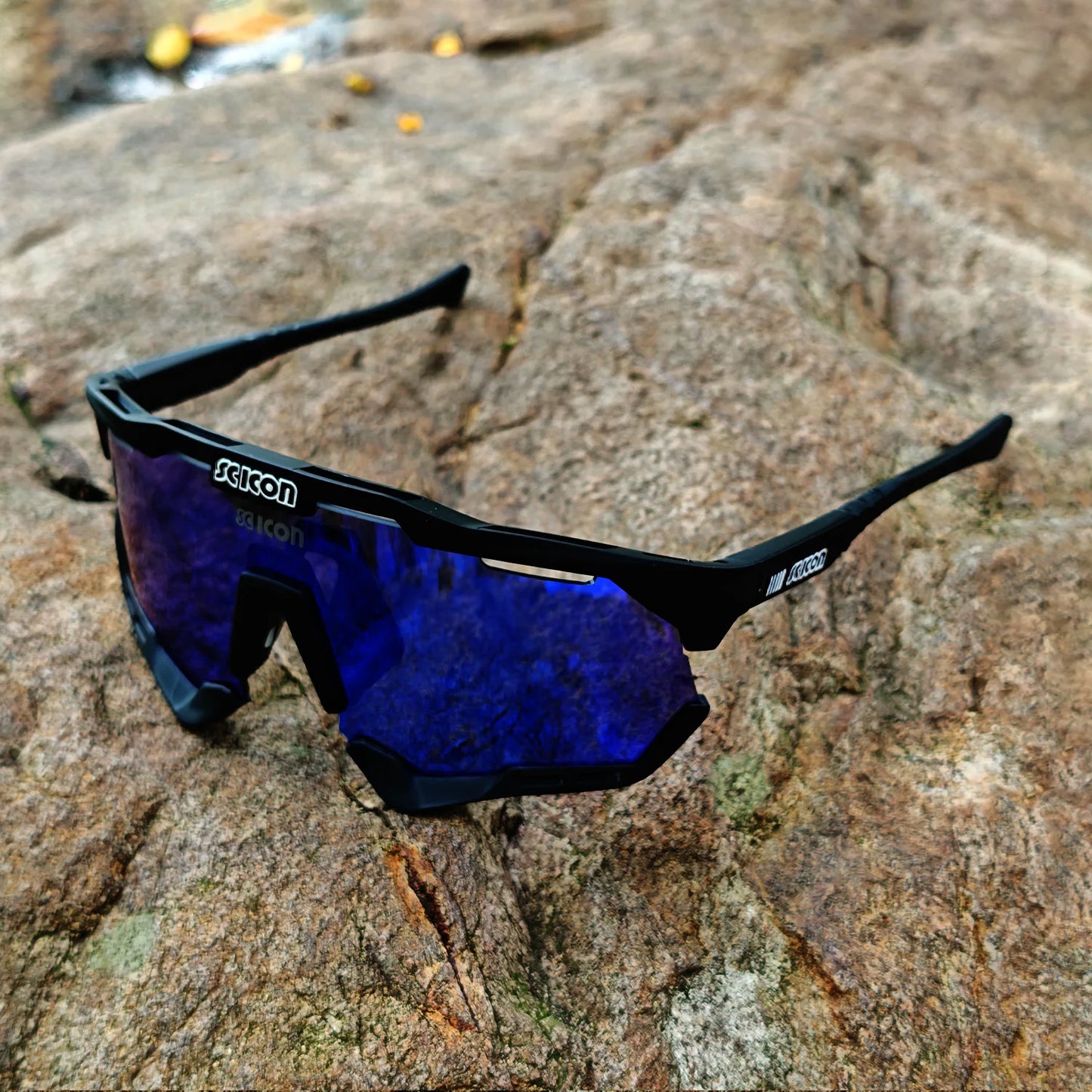 Aggressive Sport Shield Sunglasses