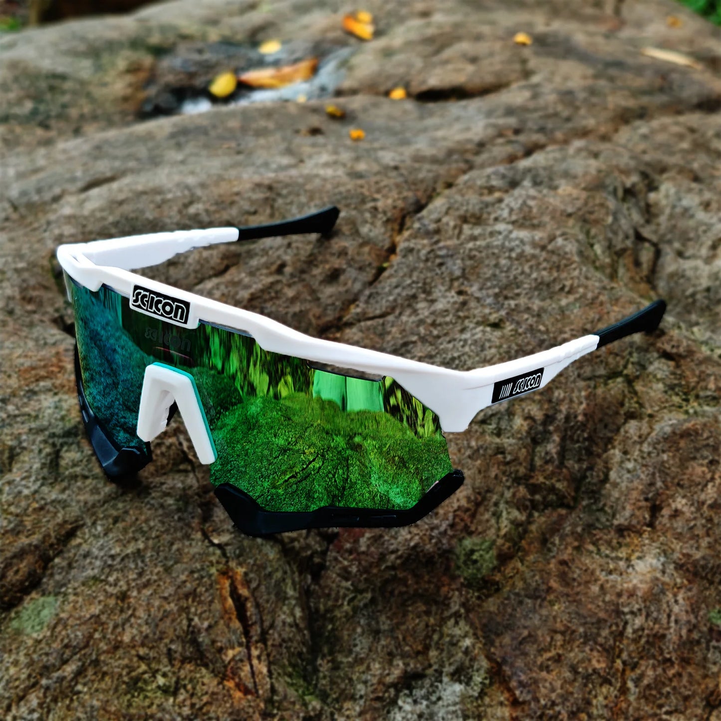 Aggressive Sport Shield Sunglasses