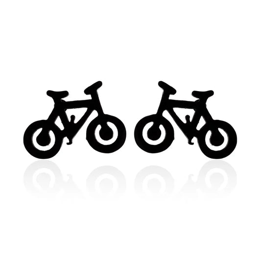 Sport Bicycle Earrings for Men