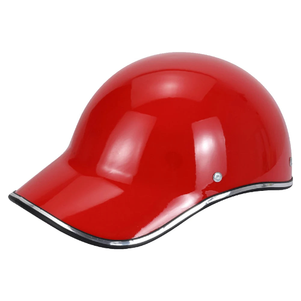 Vintage Low-Profile Motorcycle Half-Helmet