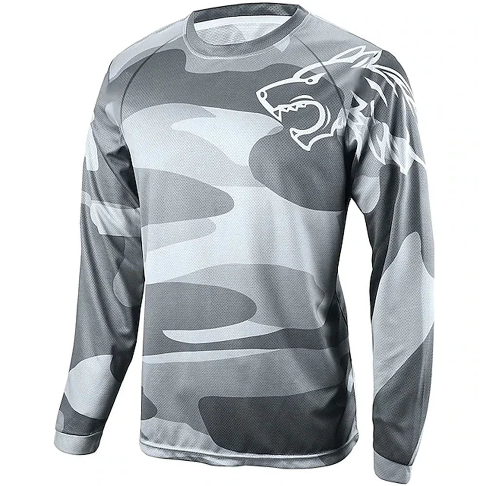 Men’s Downhill Long Sleeved Bicycle Jersey