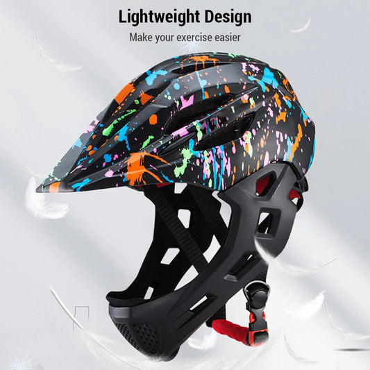 Kids' 2-in-1 Full Face/Open Helmet