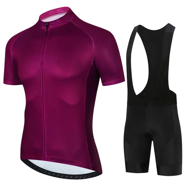 Cycling Jersey and Bib Shorts Set