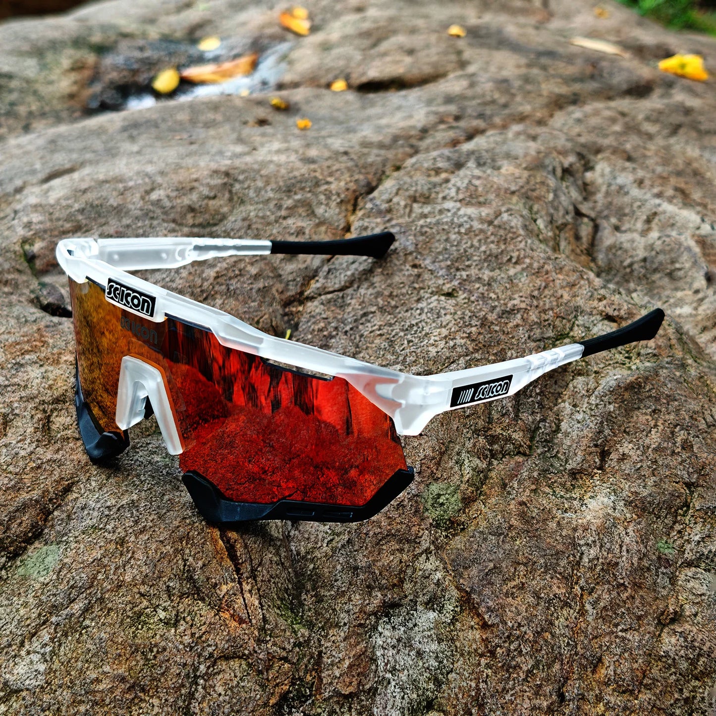 Aggressive Sport Shield Sunglasses
