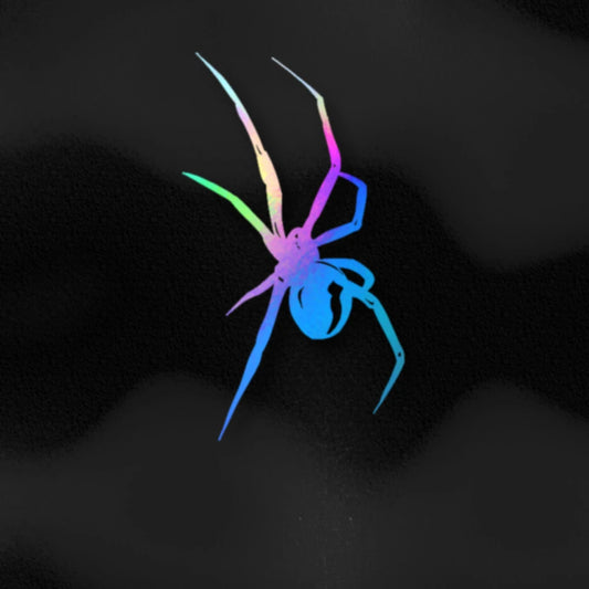 Aggressive "Black Widow" Reflective Decal