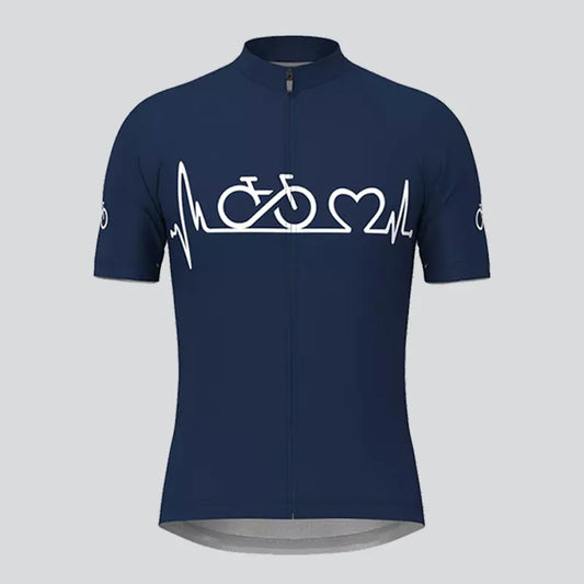 Maglia ciclistica del battito cardiaco