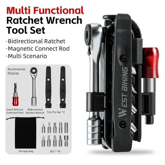 Multi-Functional Ratchet Wrench Tool Set