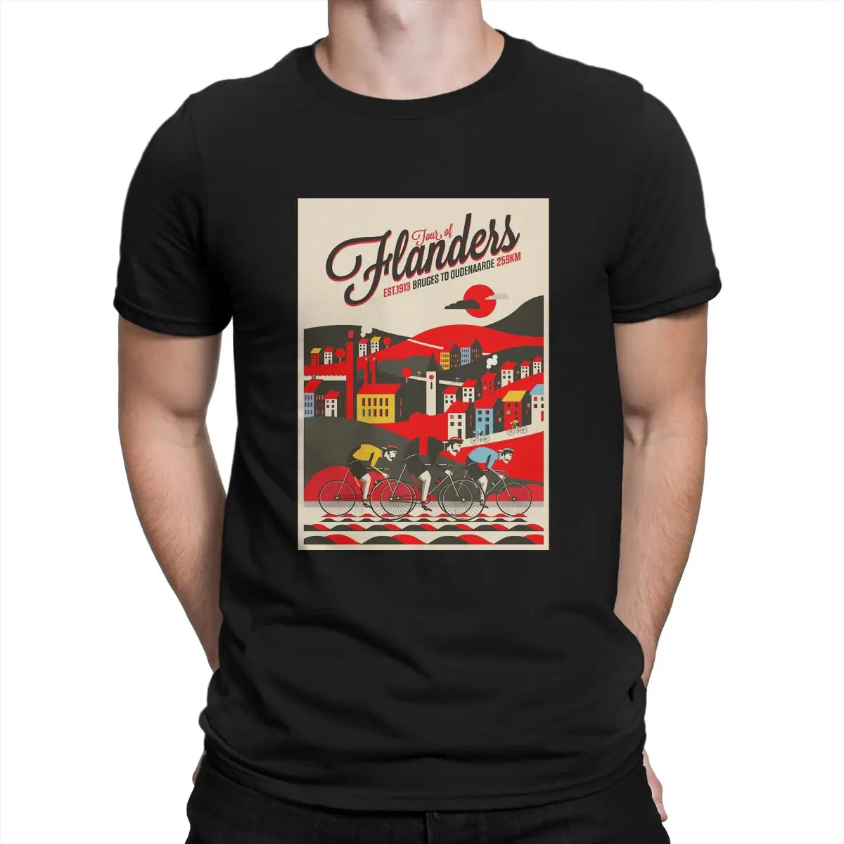Vintage-Bike-Shirt der Flandern-Rundfahrt