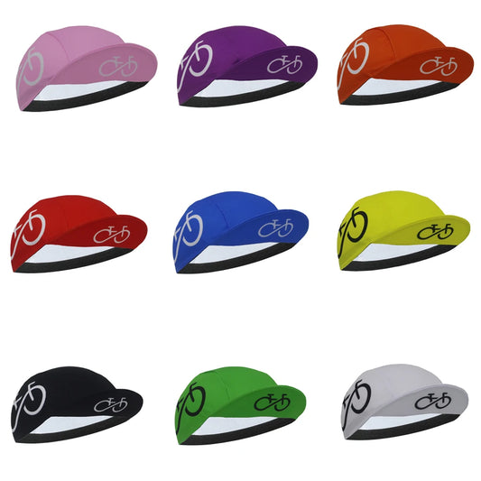 Cyclisme des capuchons colorés