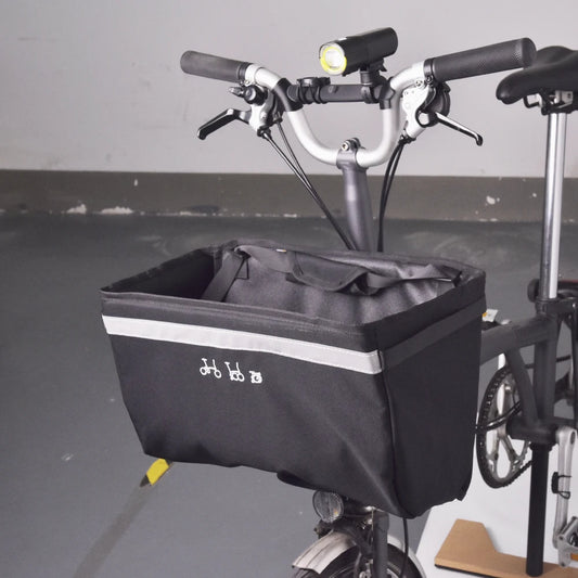 Foldable Front Bicycle Basket