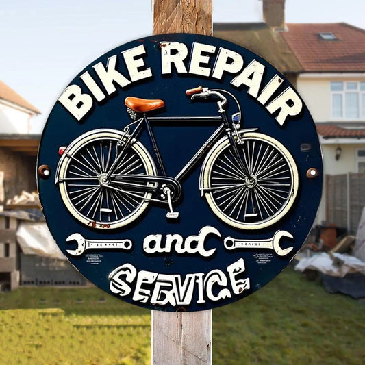 Fans d’art mural de réparation de vélos