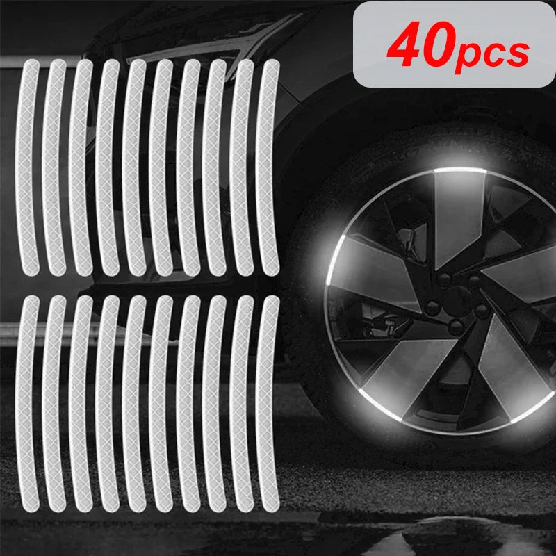 20/40pcs Bicycle Reflective Sticker for Wheels