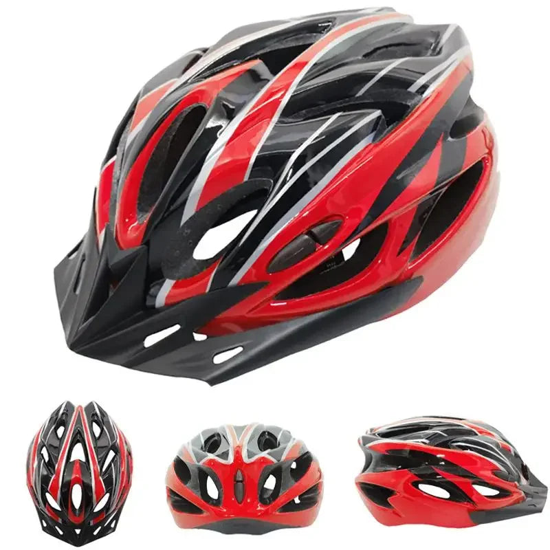 Carbon Fiber Texture Vented Cycling Helmet