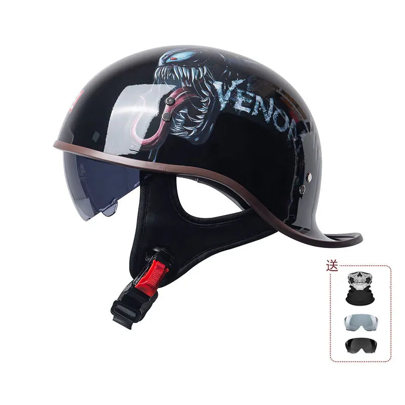 Retro Cruiser Half-Face Helmet