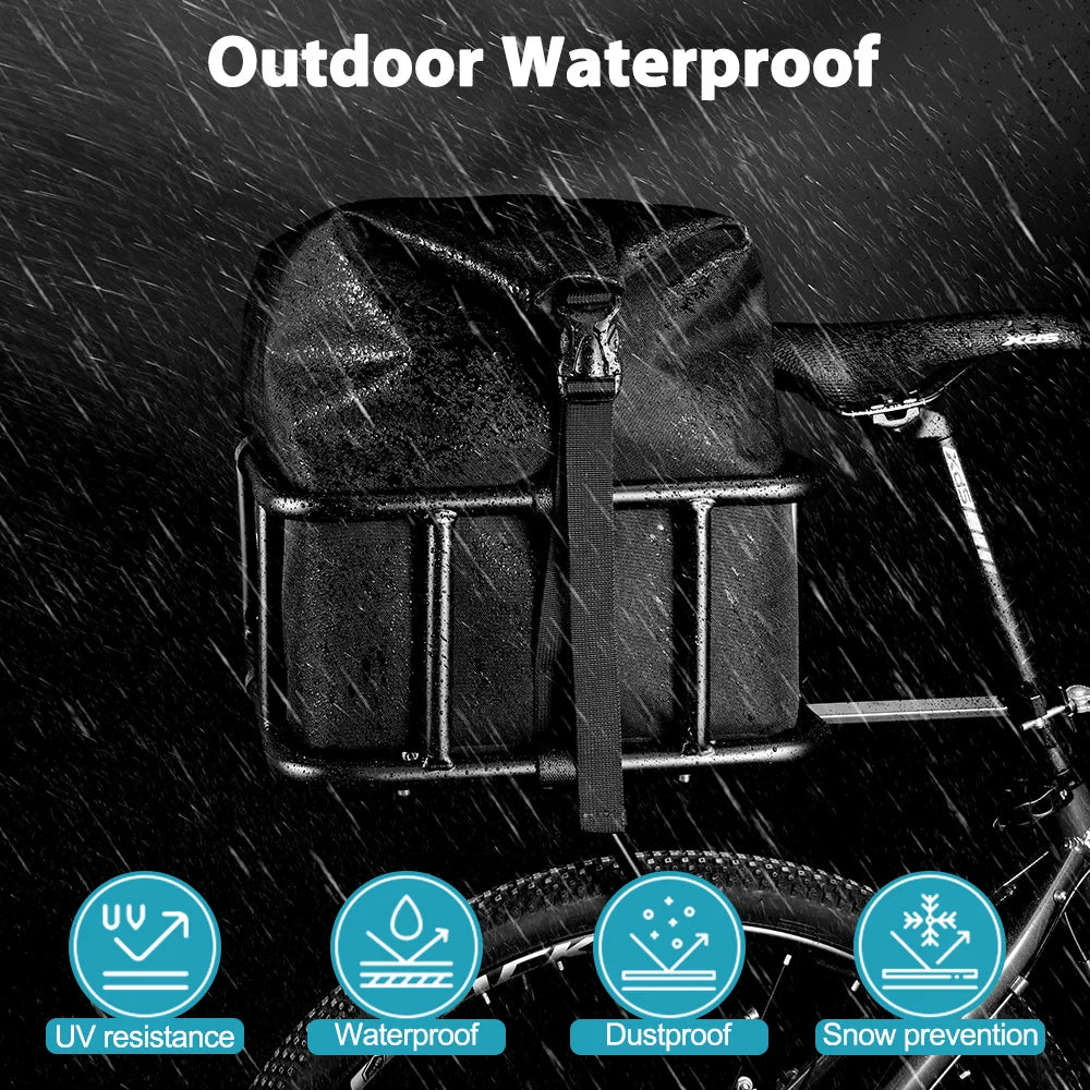 Rear Bike Basket with Insulated Bag