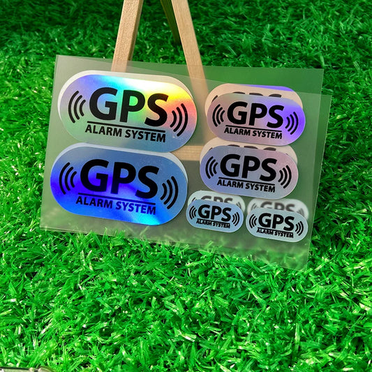 GPS Alarm System Sticker