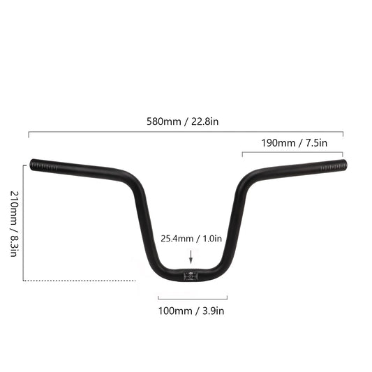 Extra Long Aluminum Handlebar