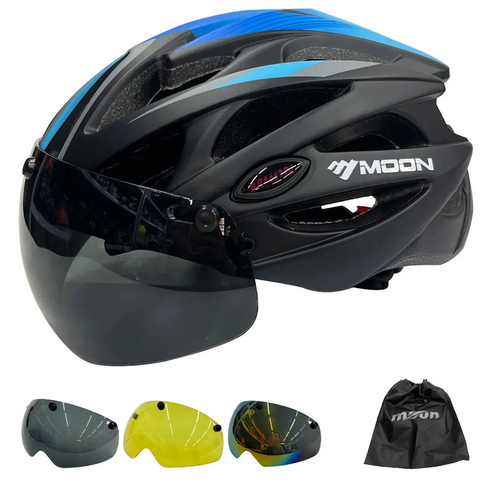 Multi-Sport Helmet with Magnetic Visor