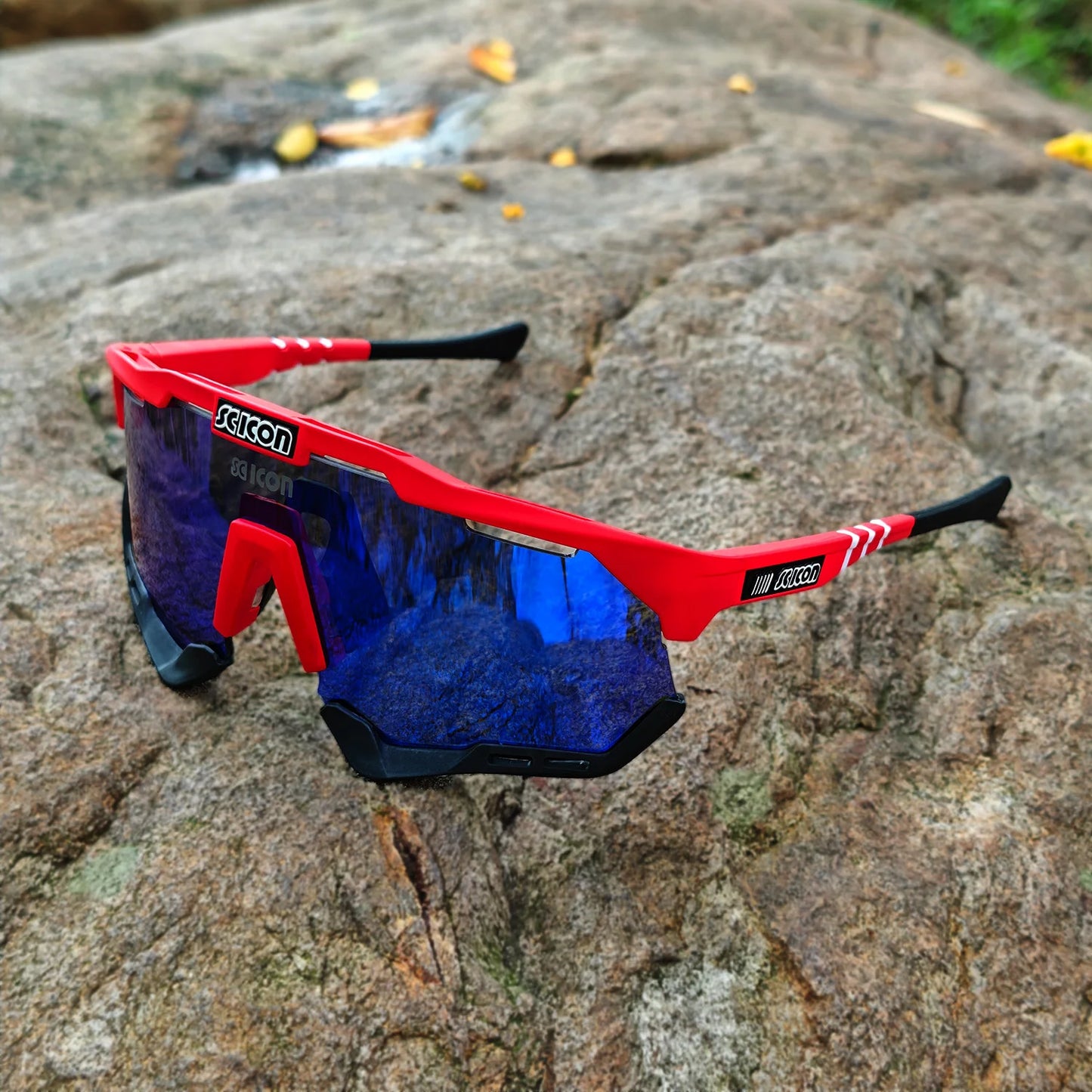 Aggressive Sport Shield Sunglasses