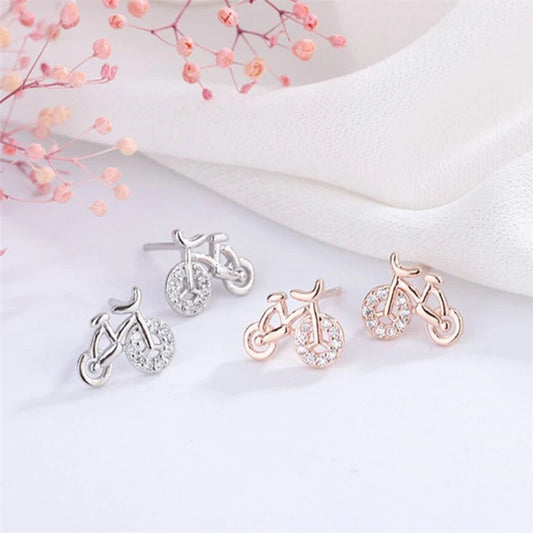 Mini Stylish Bike Earring for Men