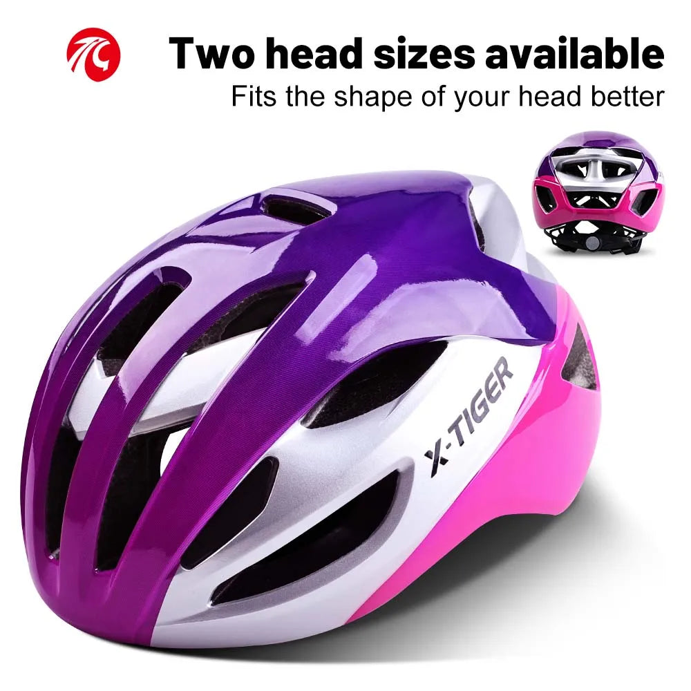 Dual-Size High-Ventilation Cycling Helmet
