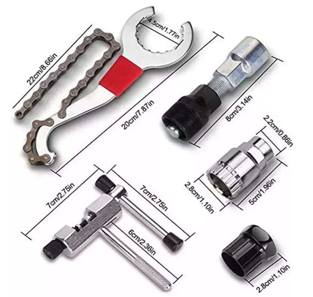 9PCS Bike Repair Tool Kit