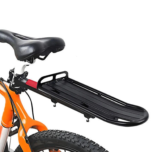 Retractable Aluminium Bike Rear Rack – Adjustable 34–50cm, 10kg Load