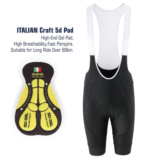 Ciclismo pantalones cortos con almohadilla de gel 5D