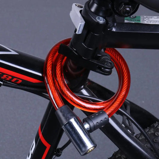 Bicycle Cable Lock with Key