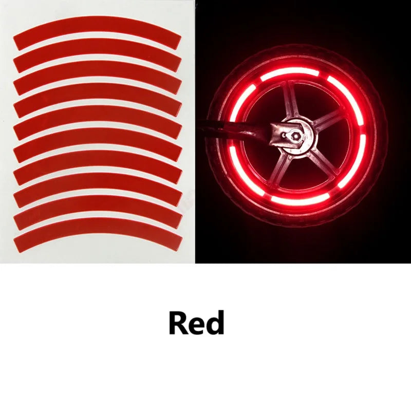 Bicycle Wheel Rim Reflective Stickers