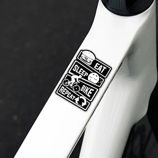 EAT SLEEP BIKE REPEAT Sticker
