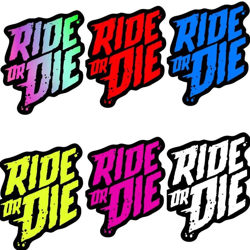 Ride or Die Vinyl Decal