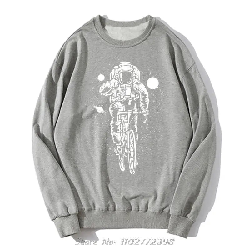 MTB Astronaut Cyclist Hoodie